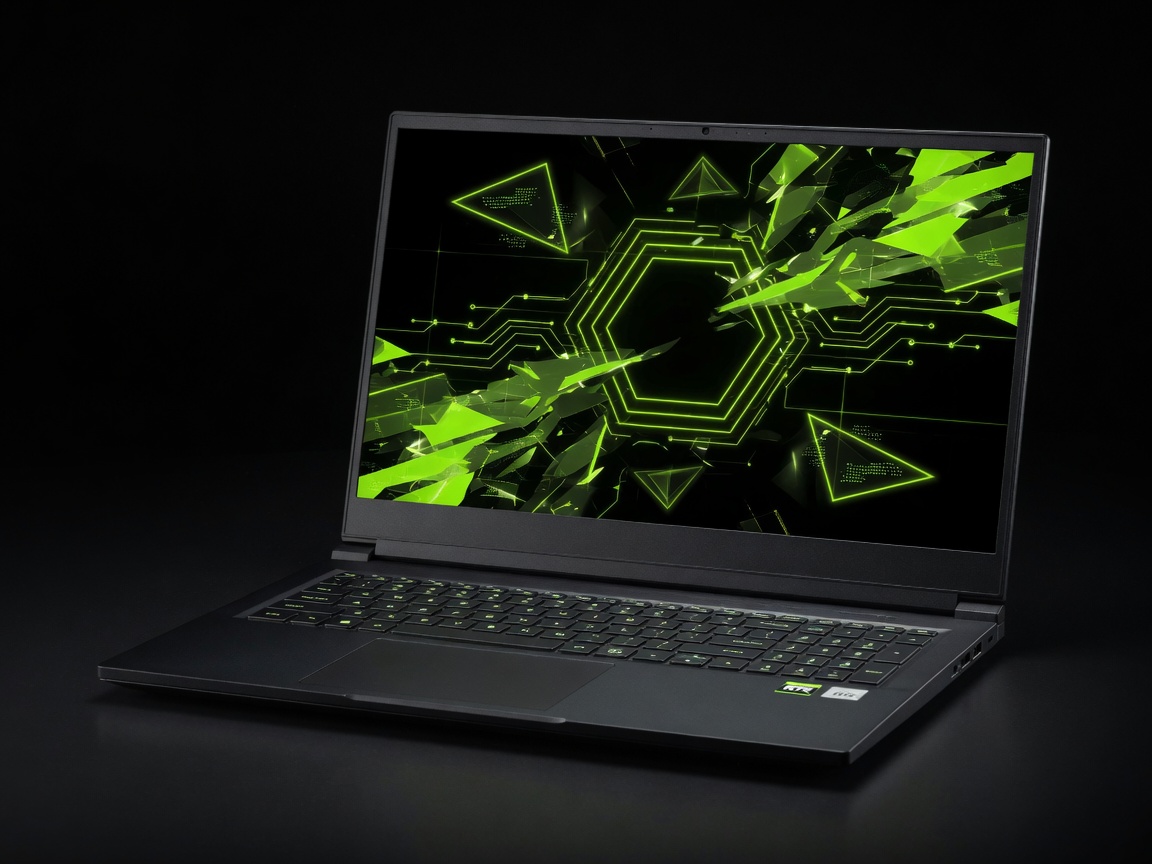 ProBoost 16 performance laptop with a green circuit graphic on screen